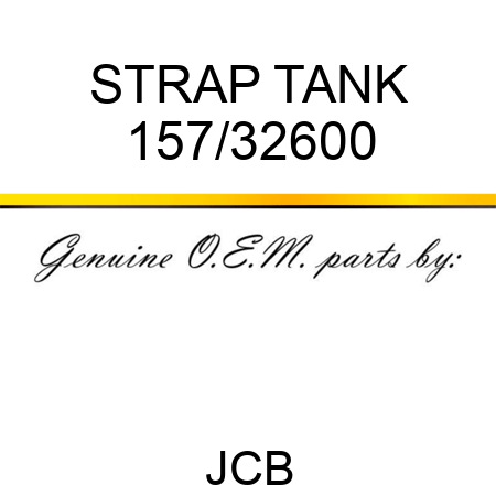 STRAP TANK 157/32600
