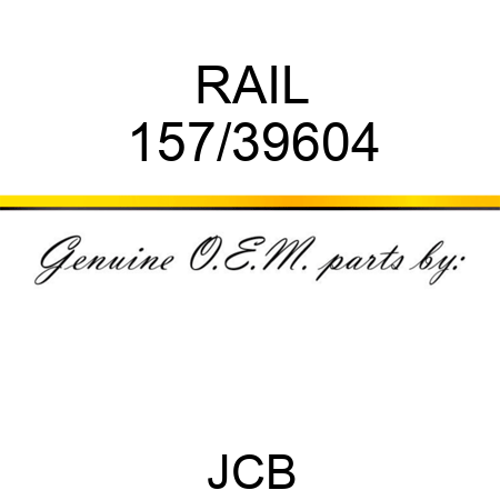 RAIL 157/39604