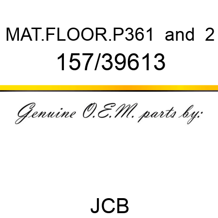 MAT.FLOOR.P361 & 2 157/39613