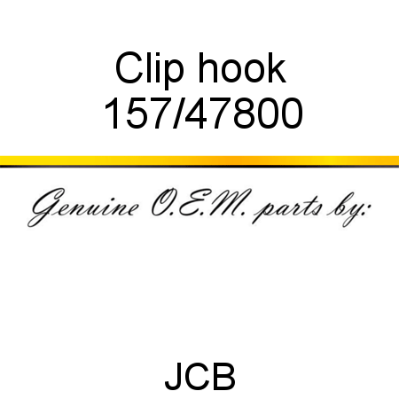 Clip, hook 157/47800