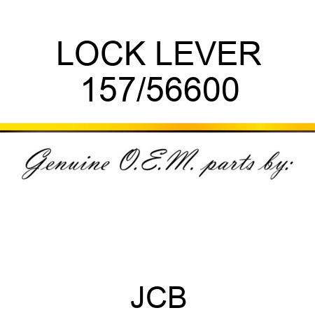 LOCK LEVER 157/56600