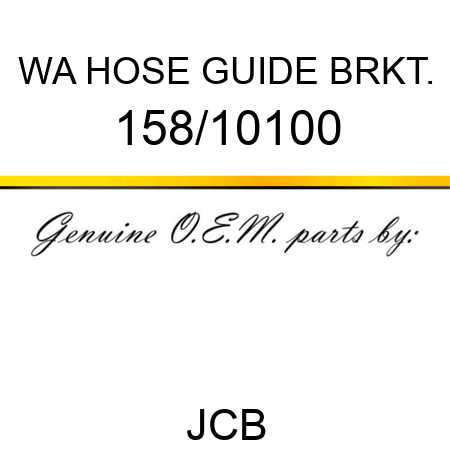 WA HOSE GUIDE BRKT. 158/10100