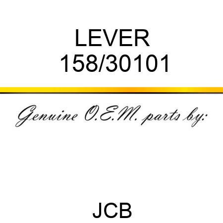 LEVER 158/30101