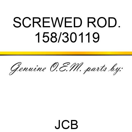 SCREWED ROD. 158/30119