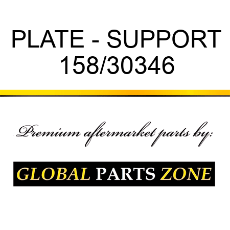 PLATE - SUPPORT 158/30346