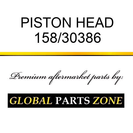 PISTON HEAD 158/30386