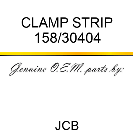 CLAMP STRIP 158/30404