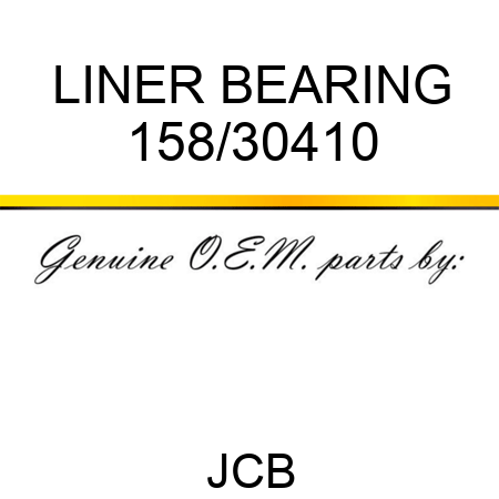 LINER BEARING 158/30410
