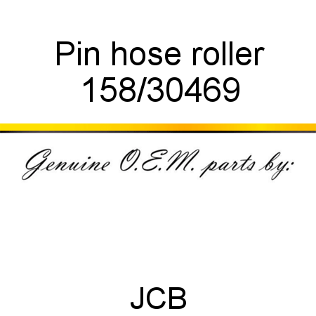 Pin, hose roller 158/30469