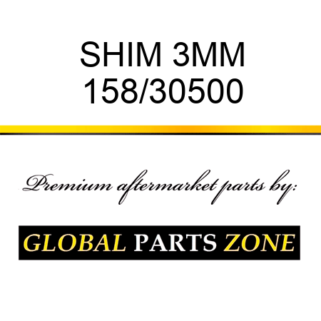 SHIM 3MM 158/30500