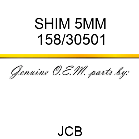 SHIM 5MM 158/30501