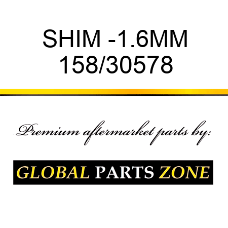 SHIM -1.6MM 158/30578
