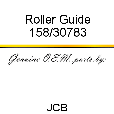 Roller, Guide 158/30783