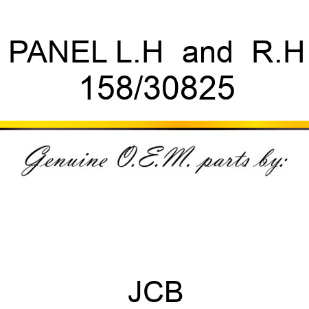 PANEL L.H & R.H 158/30825