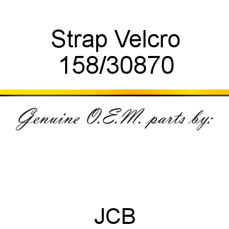 Strap, Velcro 158/30870