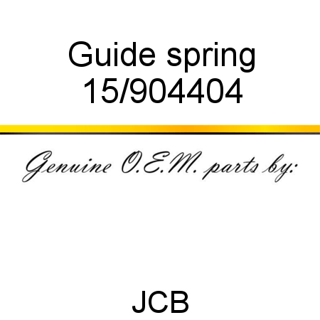 Guide, spring 15/904404
