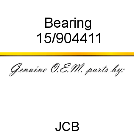 Bearing 15/904411