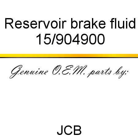 Reservoir, brake fluid 15/904900