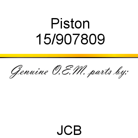 Piston 15/907809