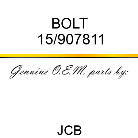 BOLT 15/907811