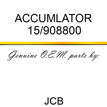 ACCUMLATOR 15/908800