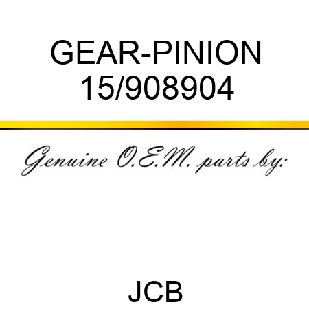 GEAR-PINION 15/908904