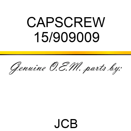 CAPSCREW 15/909009