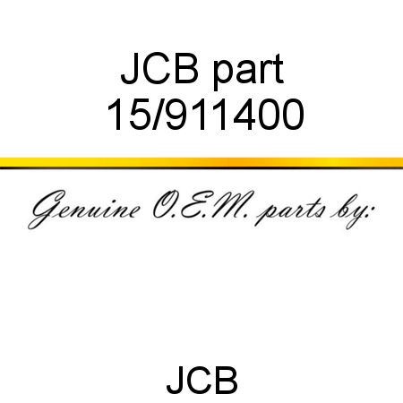 JCB part 15/911400
