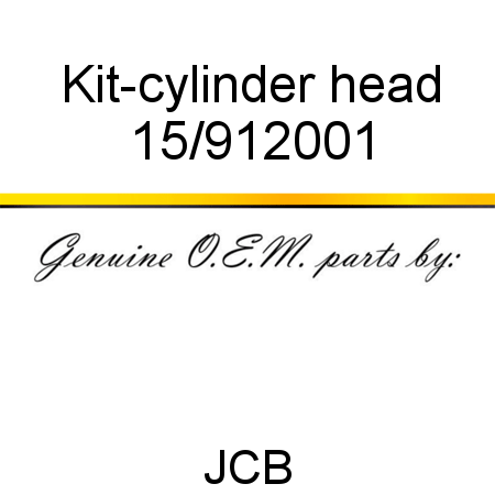 Kit-cylinder head 15/912001