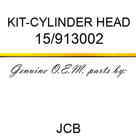 KIT-CYLINDER HEAD 15/913002