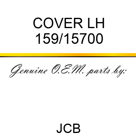 COVER LH 159/15700