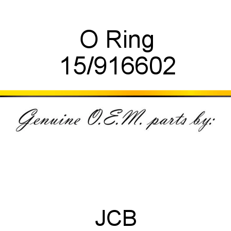 O Ring 15/916602