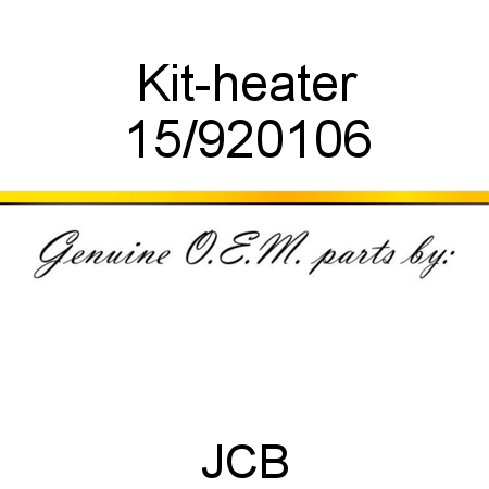 Kit-heater 15/920106