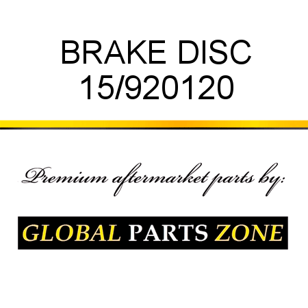 BRAKE DISC 15/920120