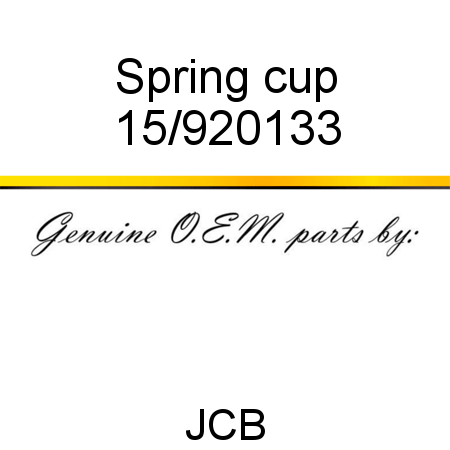 Spring, cup 15/920133