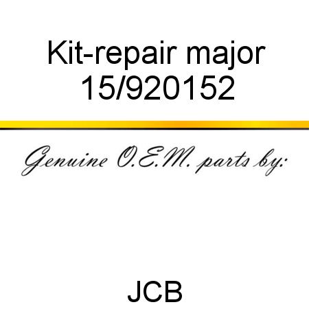 Kit-repair, major 15/920152