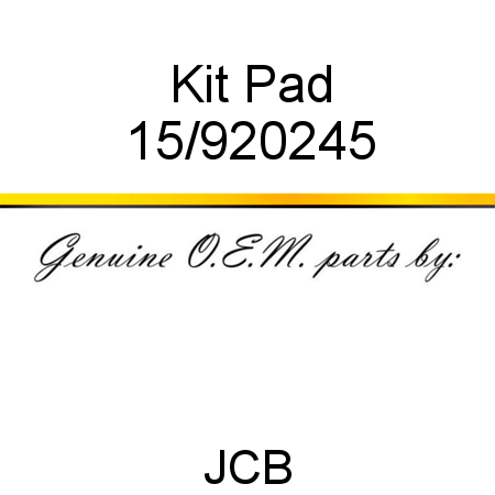 Kit, Pad 15/920245