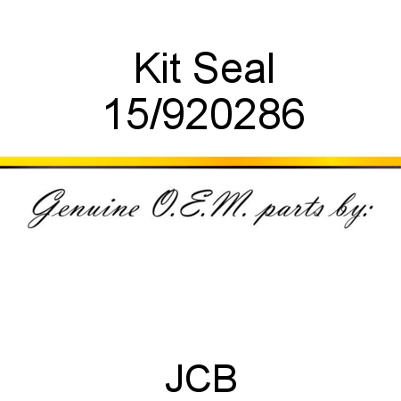 Kit, Seal 15/920286