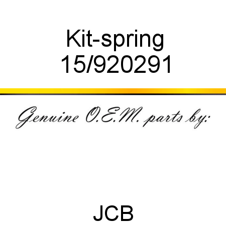 Kit-spring 15/920291