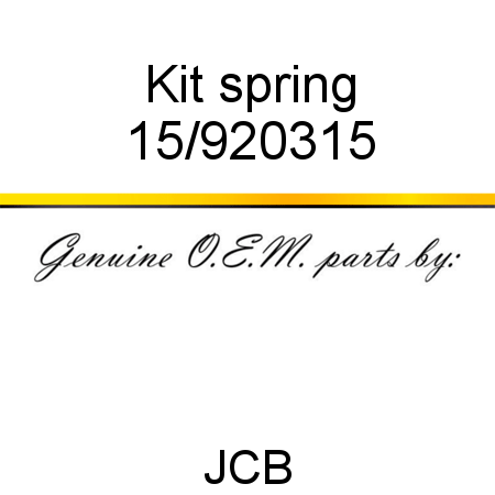 Kit, spring 15/920315