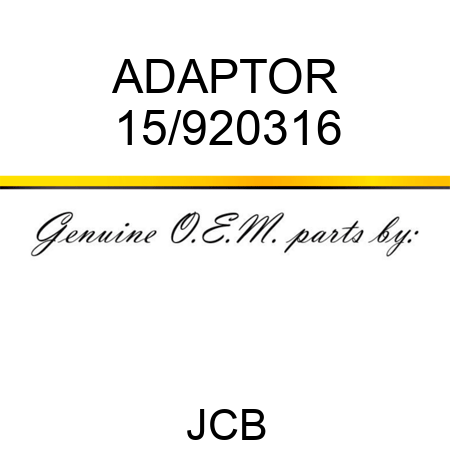 ADAPTOR 15/920316