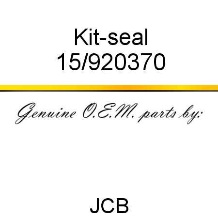 Kit-seal 15/920370