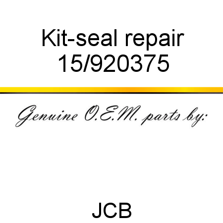 Kit-seal repair 15/920375