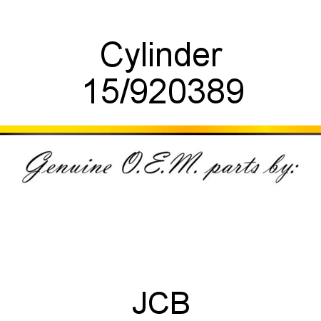 Cylinder 15/920389
