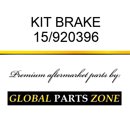 KIT BRAKE 15/920396