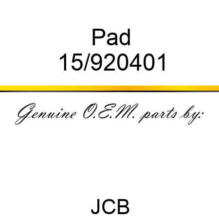 Pad 15/920401