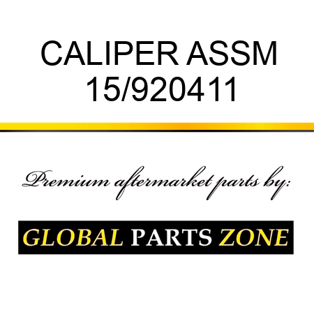 CALIPER ASSM 15/920411