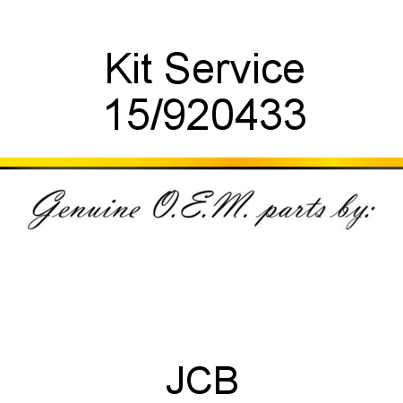 Kit, Service 15/920433