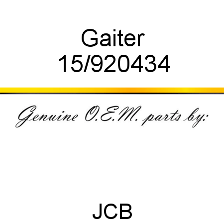 Gaiter 15/920434