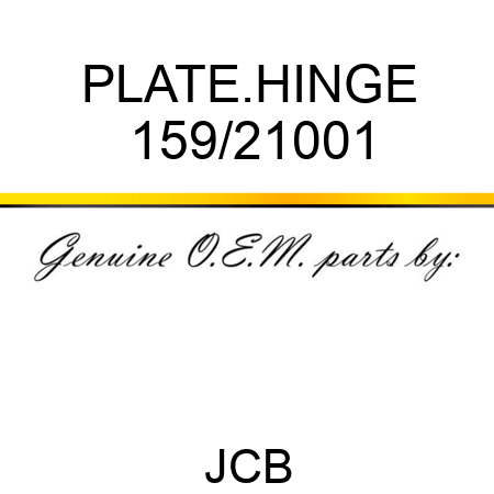 PLATE.HINGE 159/21001
